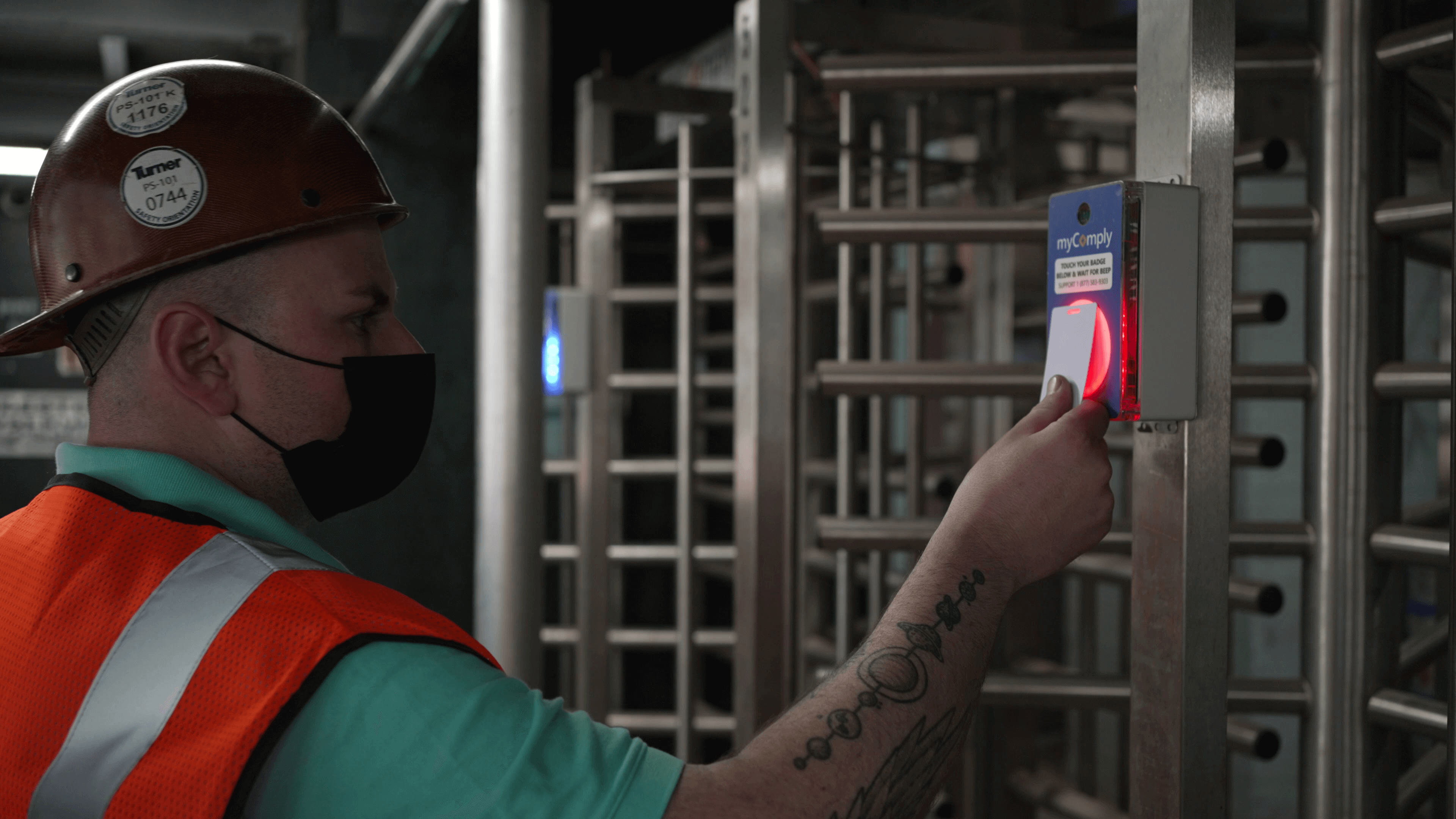 Turnstile Construction Site Access Control