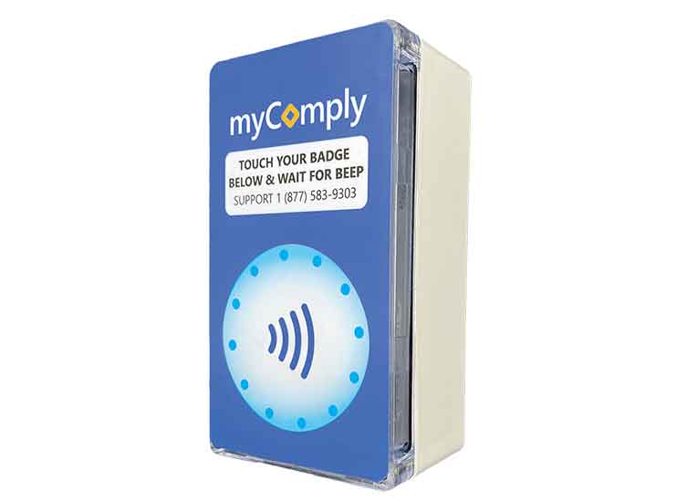 myComply on-site construction hardware: smart brick