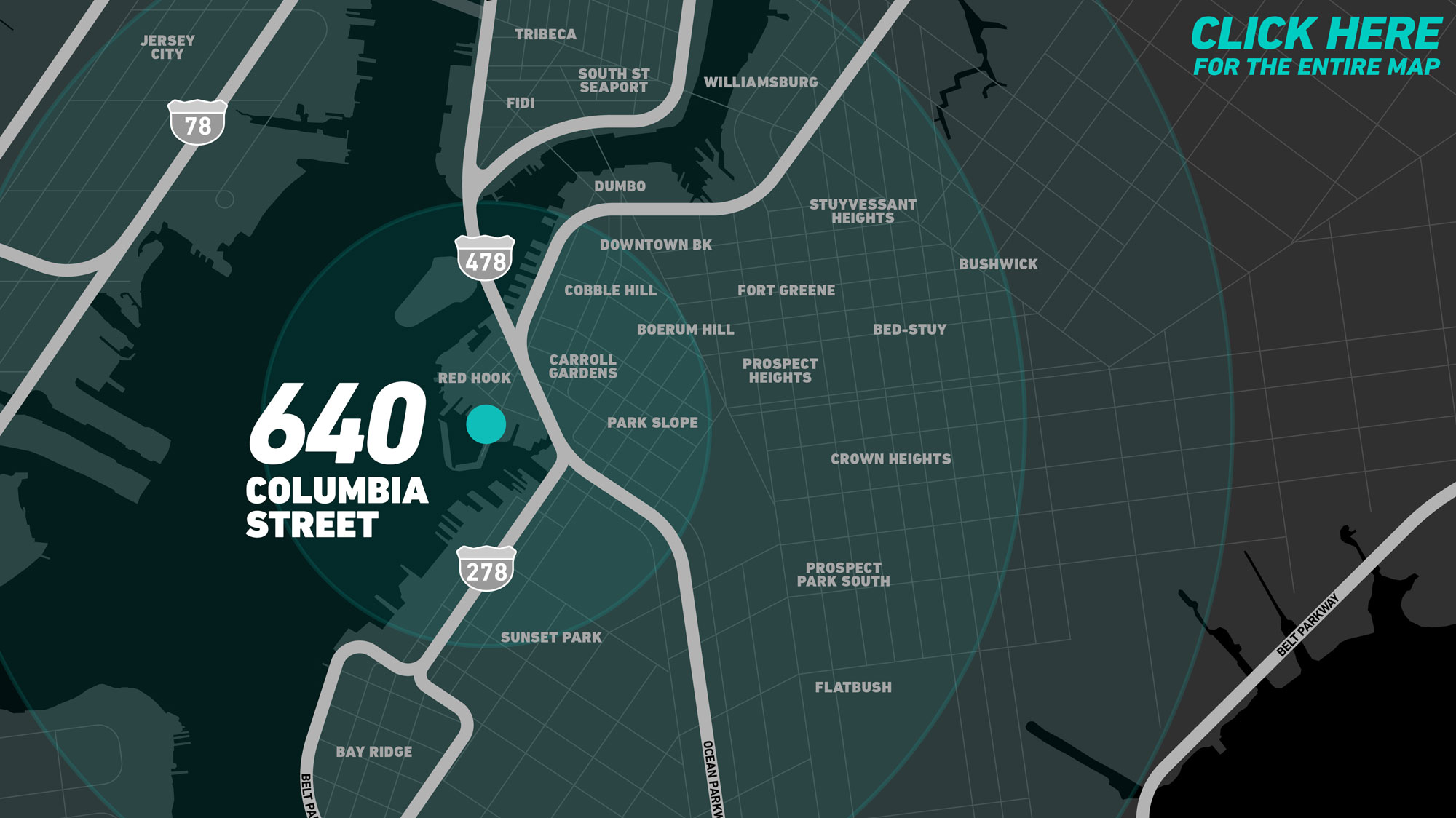 Location of 640 Columbia Street