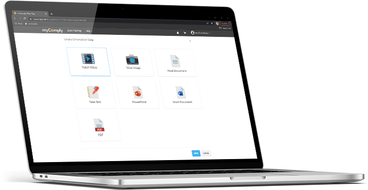 mycomply's intelligent course builder